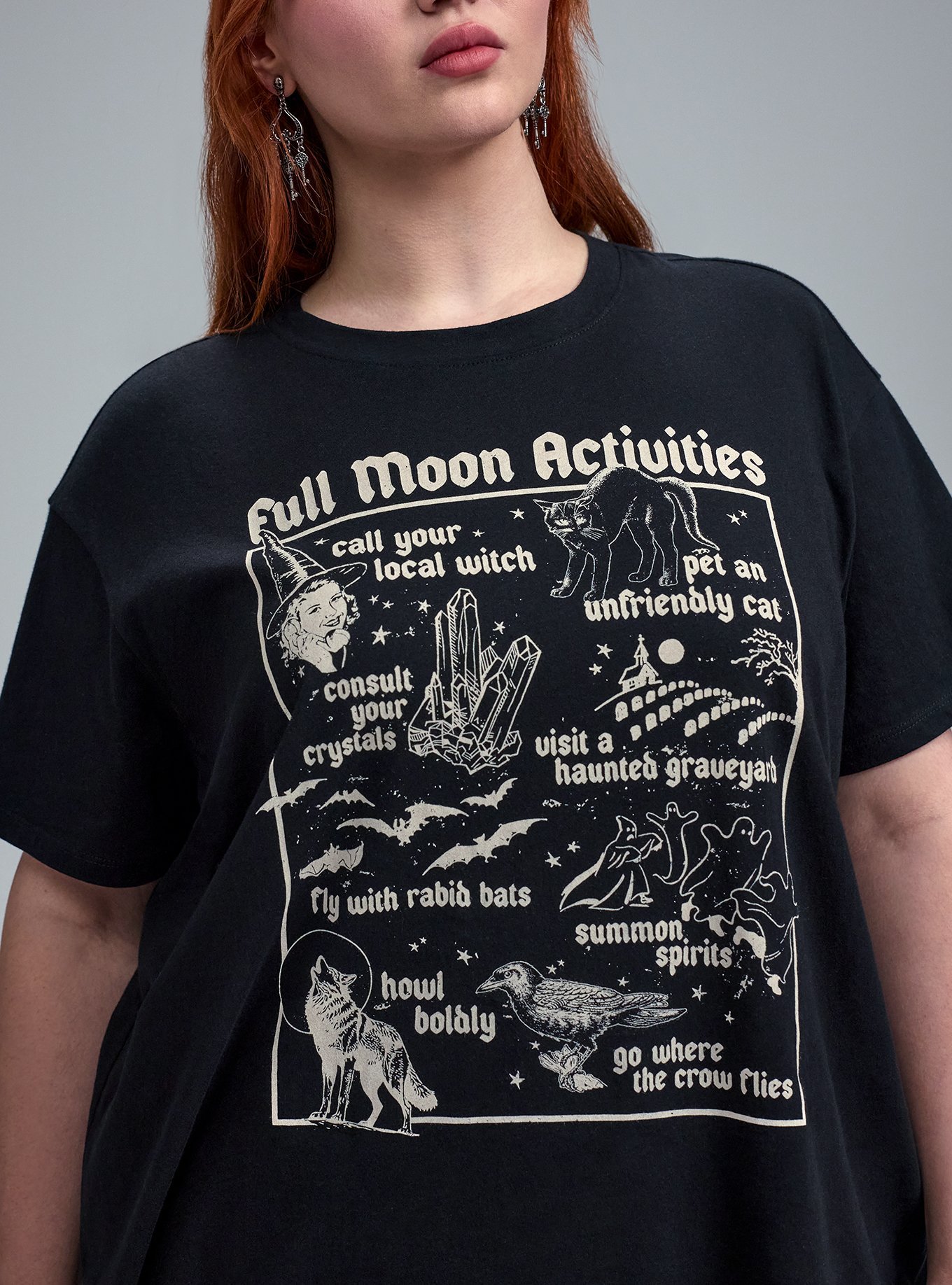 Plus Size - Nightfall Oversized Graphic Tee - Torrid