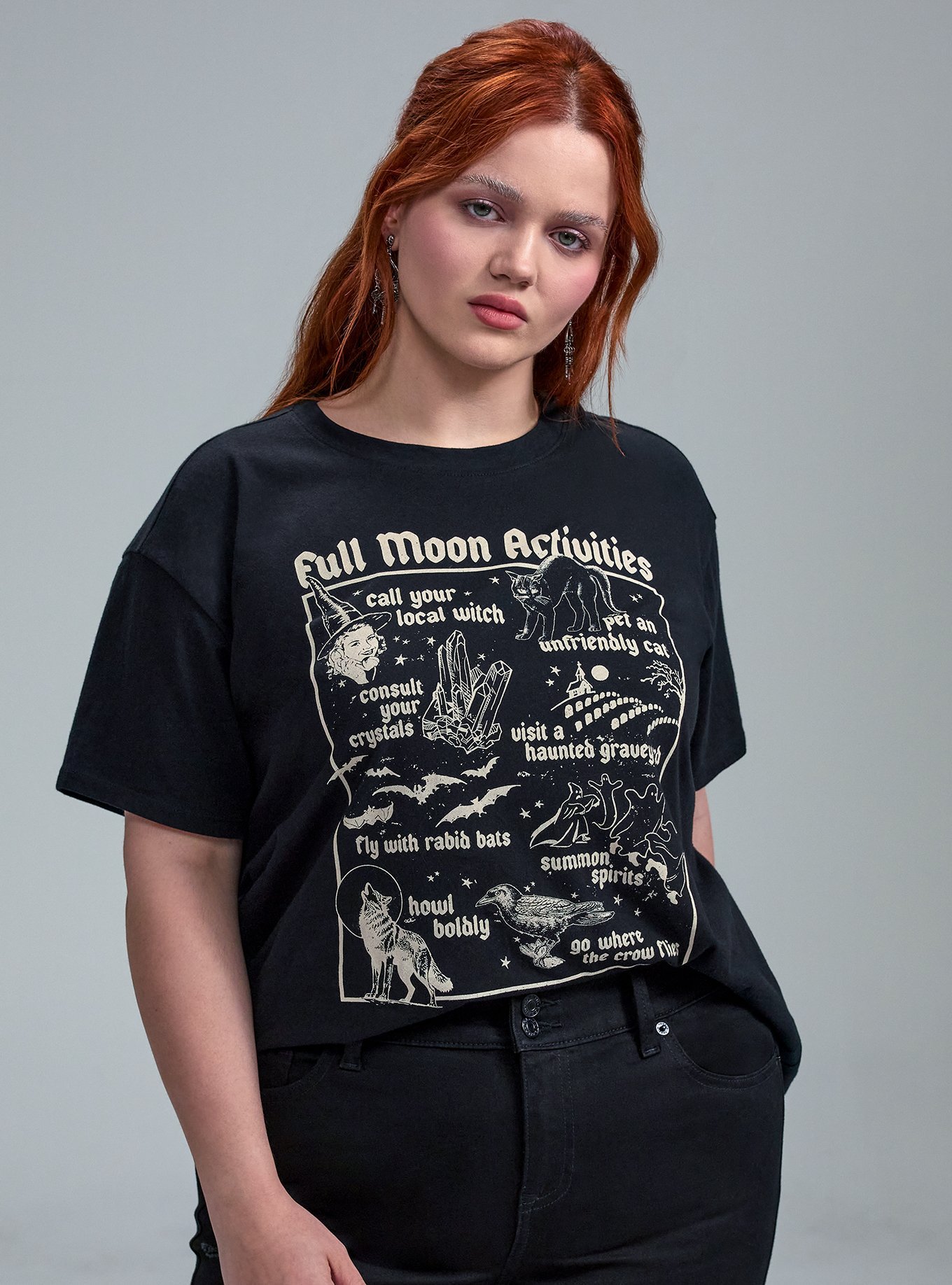 Plus Size - Nightfall Oversized Graphic Tee - Torrid