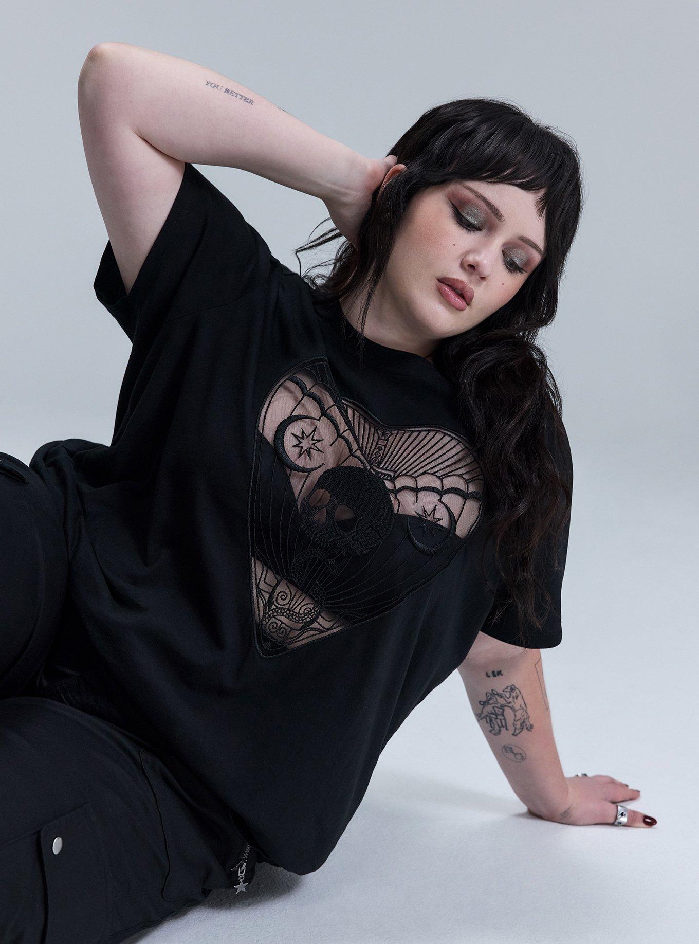 Plus Size - Nightfall Oversized Graphic Tee - Torrid