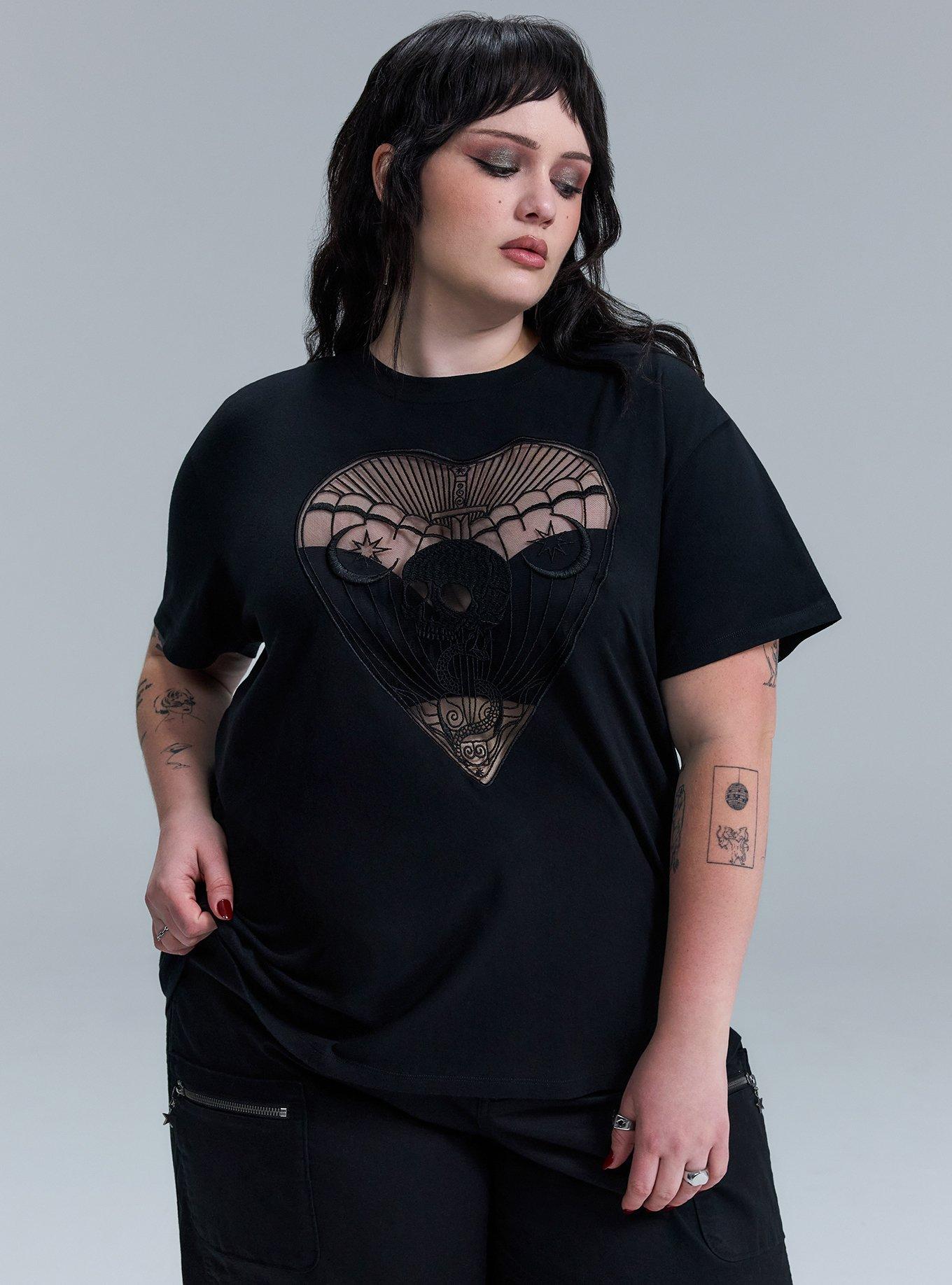 Nightfall Oversized Heritage Jersey Tee, SKULL PLANCHET, hi-res