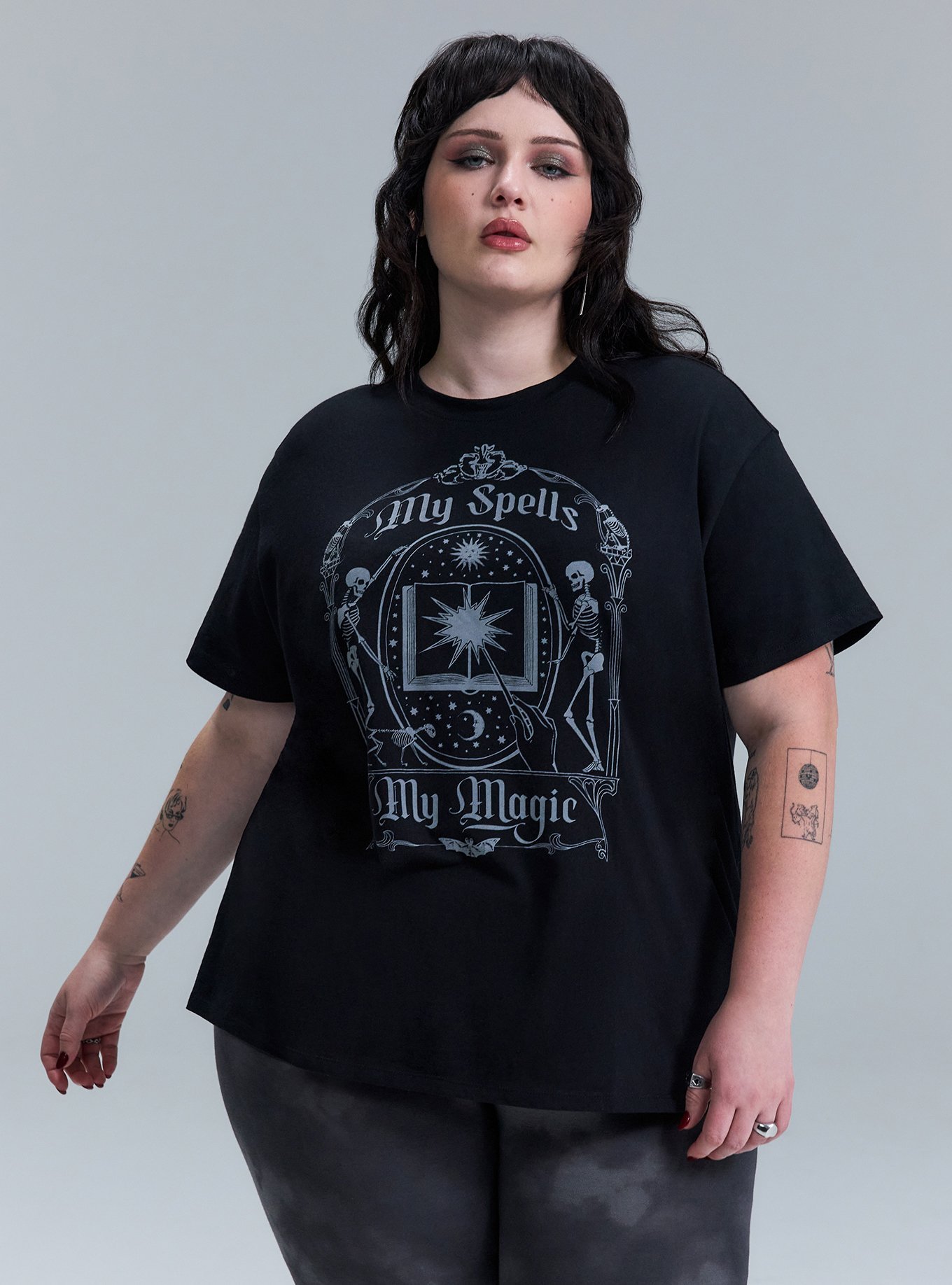 Plus Size - Nightfall Oversized Graphic Tee - Torrid