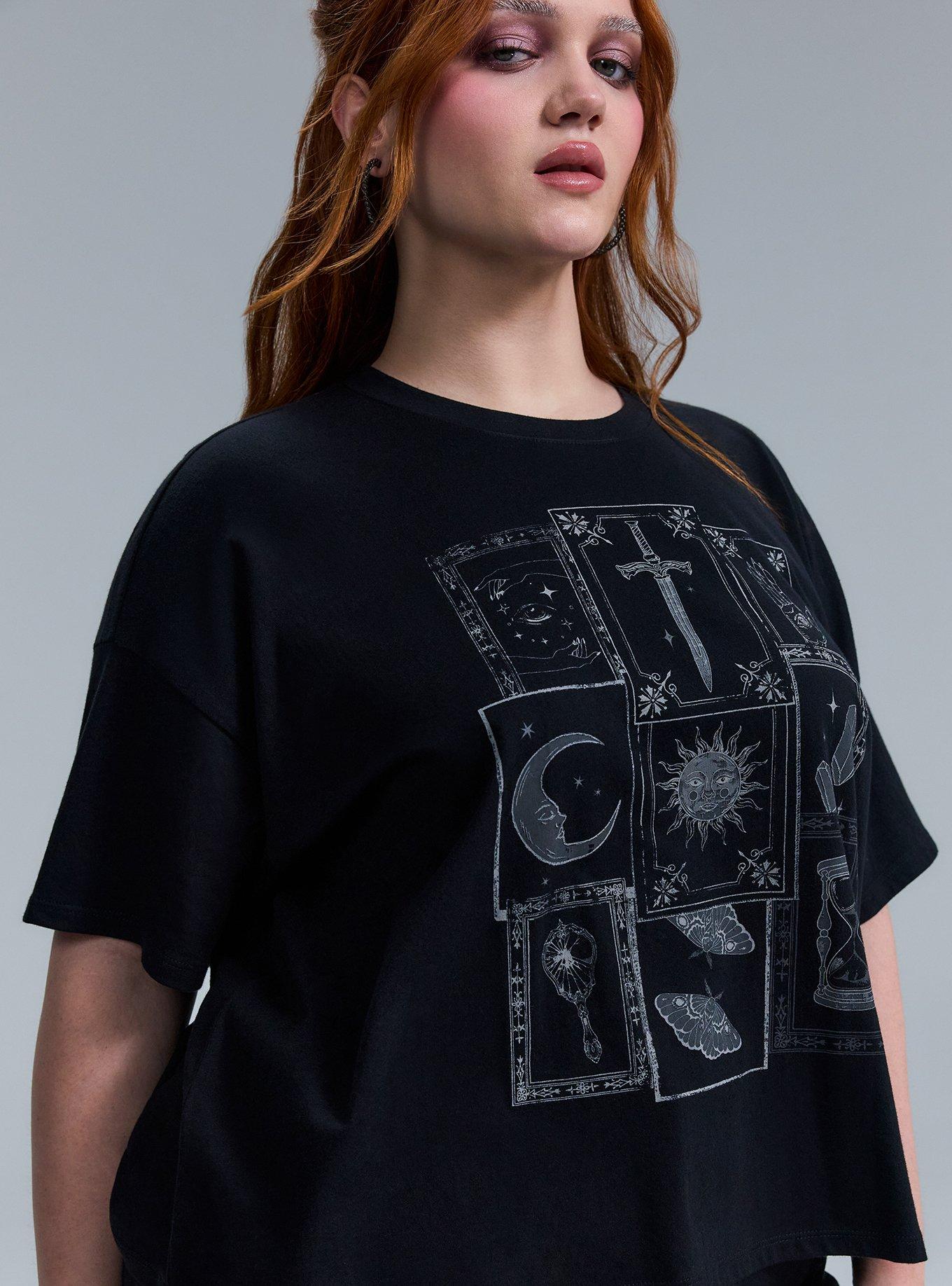 Nightfall Oversized Heritage Jersey Tee, DARK MAGIC, alternate