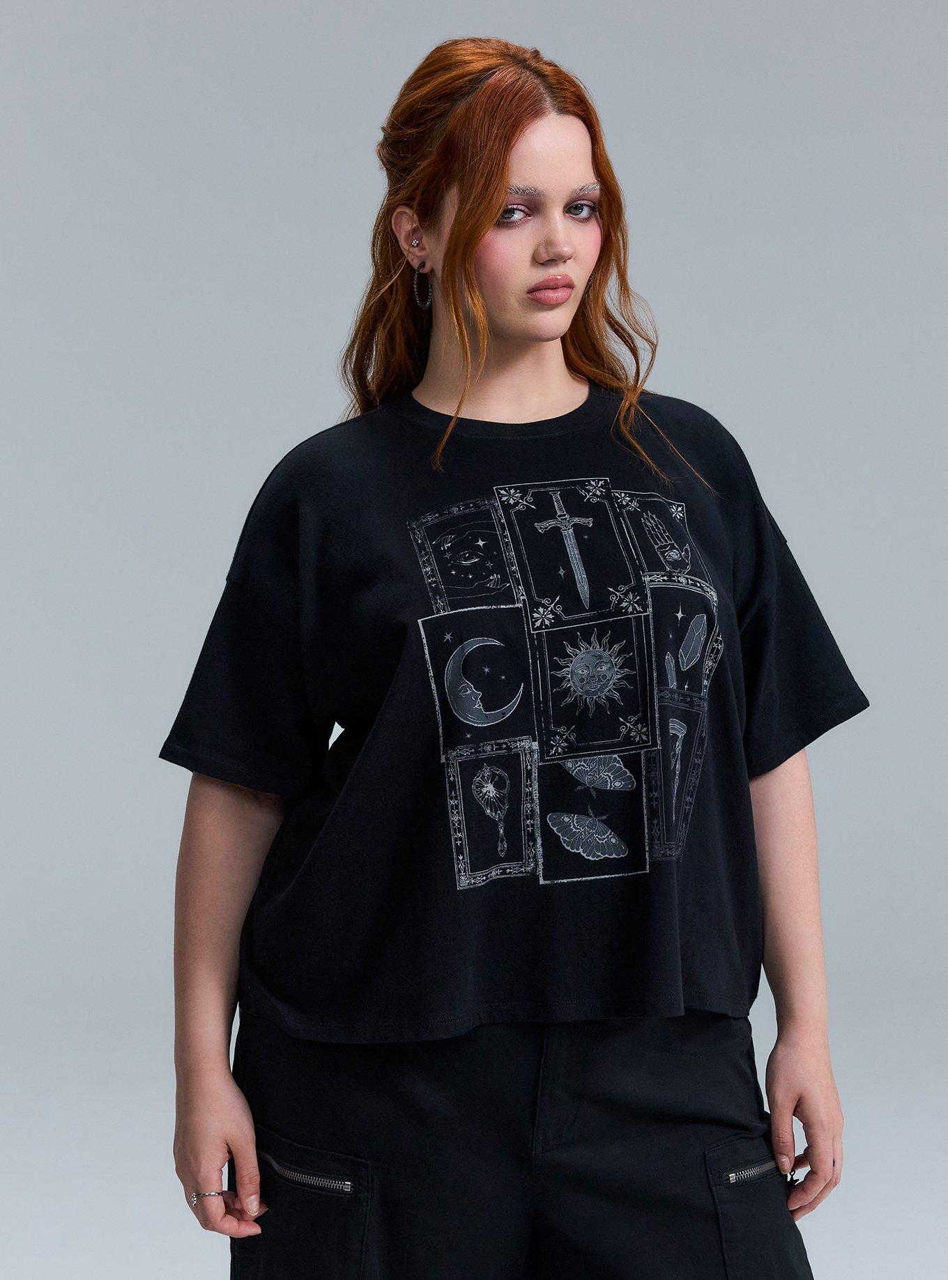 Nightfall Oversized Heritage Jersey Tee, DARK MAGIC, hi-res