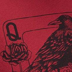 Nightfall Oversized Graphic Tee, SKULL CARD SUN DRIED TOMATO, swatch