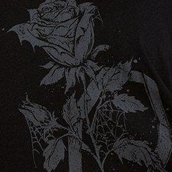 Nightfall Oversized Heritage Jersey Crop Tee, ROSE COFFIN, swatch