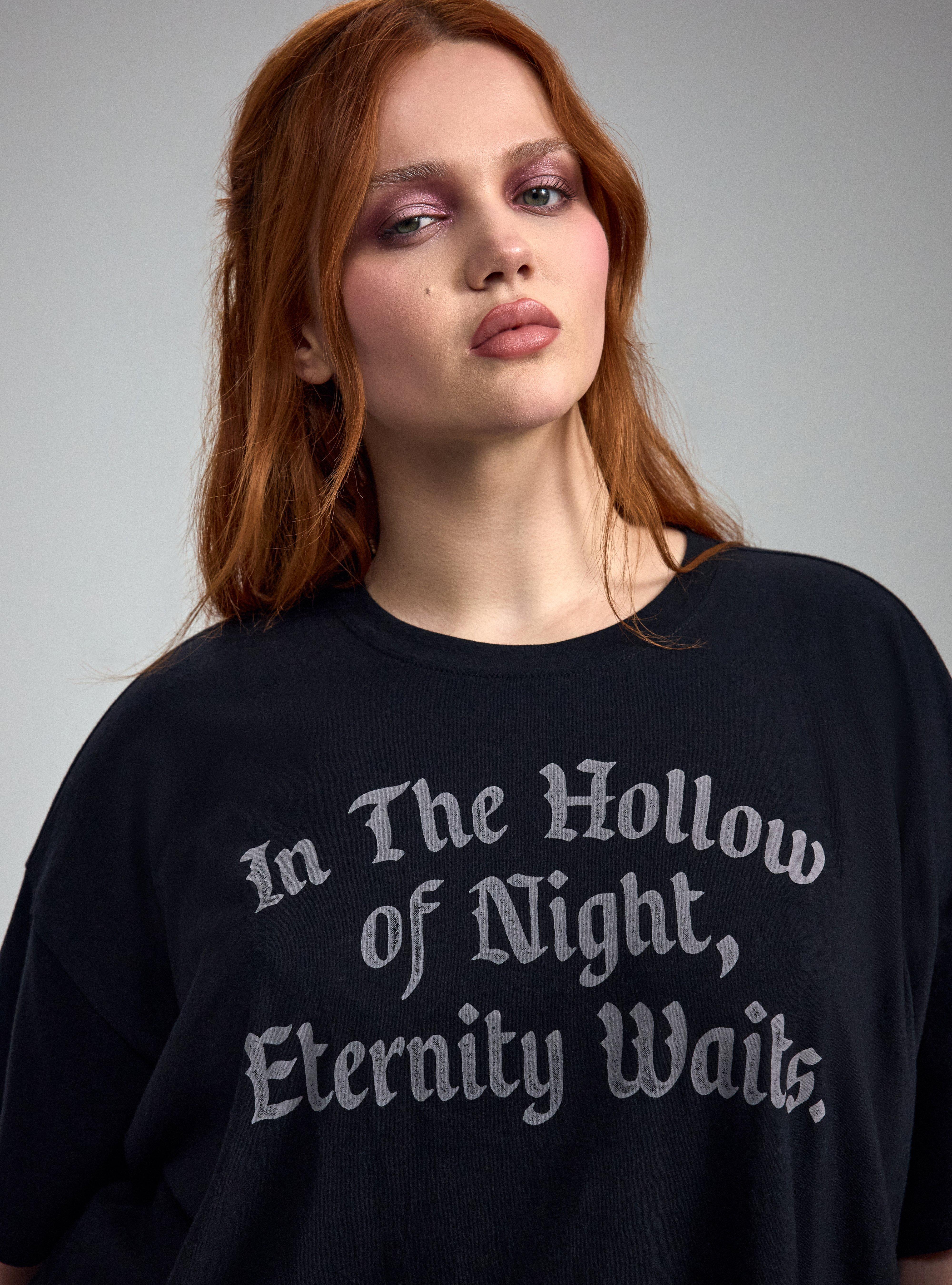 Nightfall Oversized Heritage Jersey Crop Tee, HOLLOW OF NIGHT, alternate