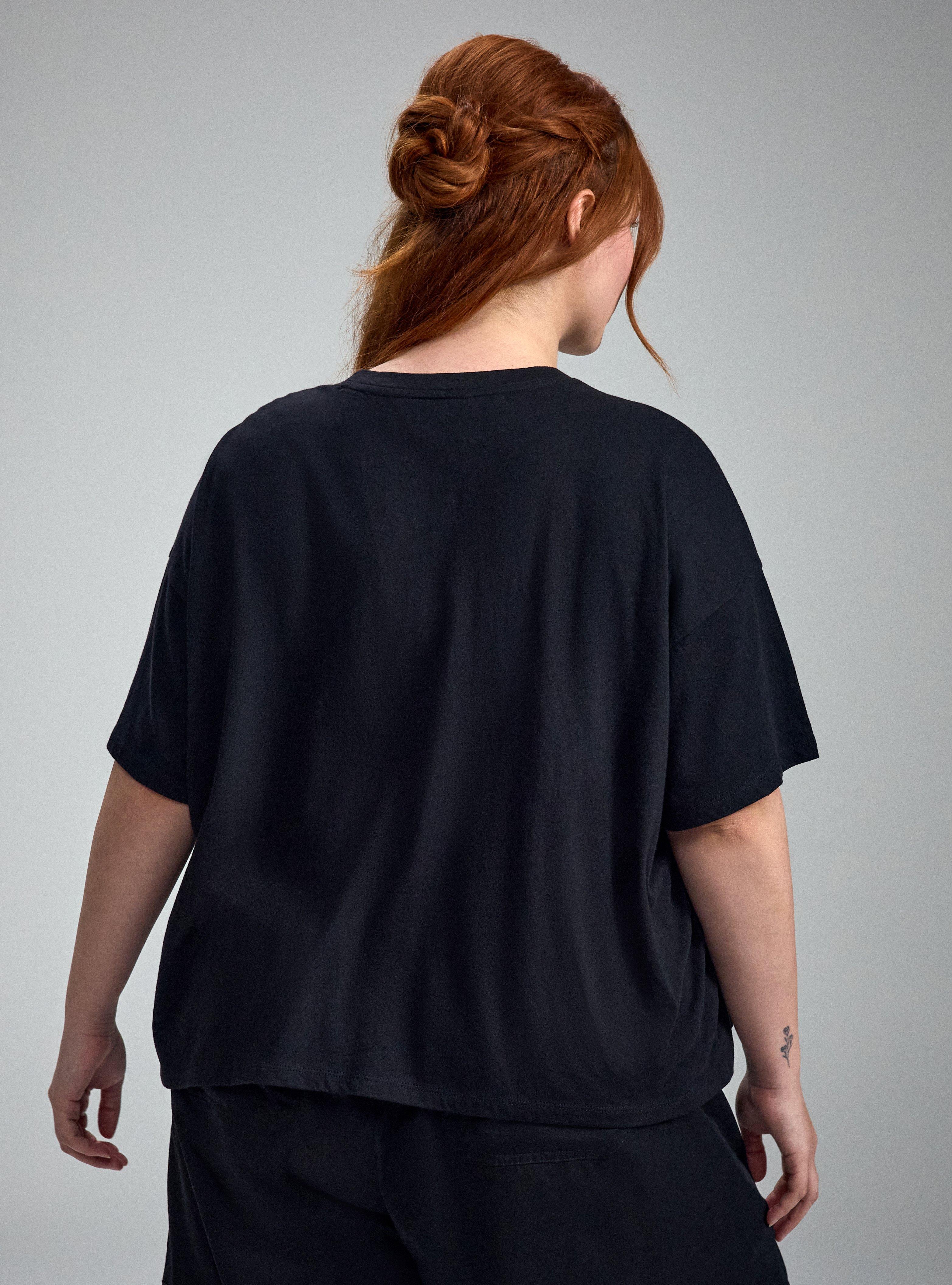 Nightfall Oversized Heritage Jersey Crop Tee, HOLLOW OF NIGHT, alternate