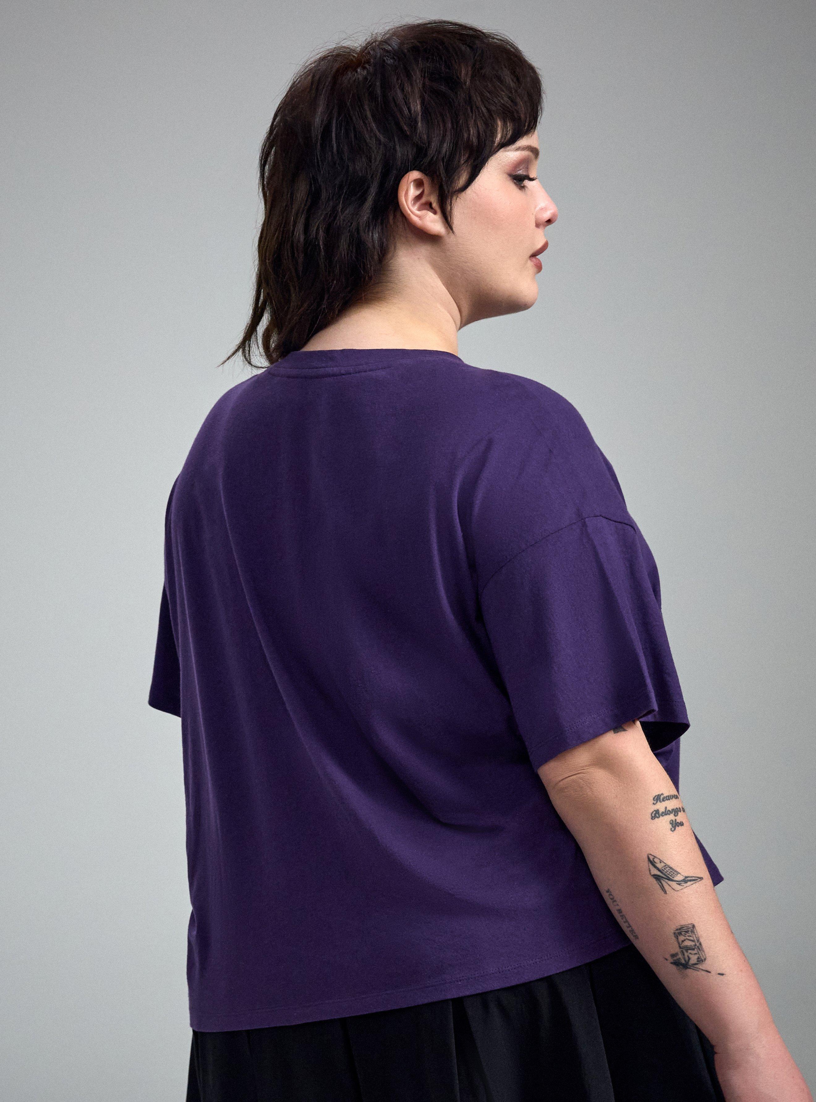 Nightfall Oversized Heritage Jersey Crop Tee, FROG SKELETON, alternate