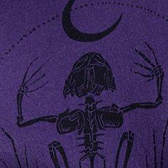 Nightfall Oversized Heritage Jersey Crop Tee, FROG SKELETON, swatch