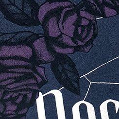 Nightfall Oversized Heritage Jersey Crop Tee, NOCTURNAL ROSE, swatch