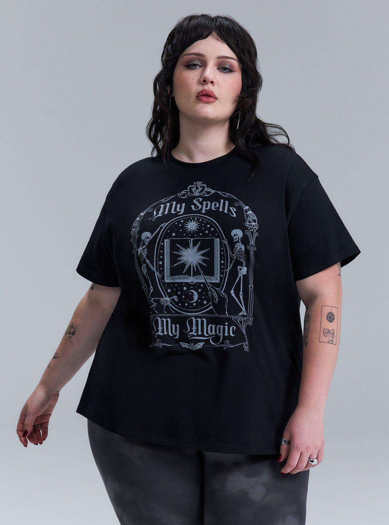 Nightfall Oversized Heritage Jersey Crop Tee, TAROT CARDS, alternate