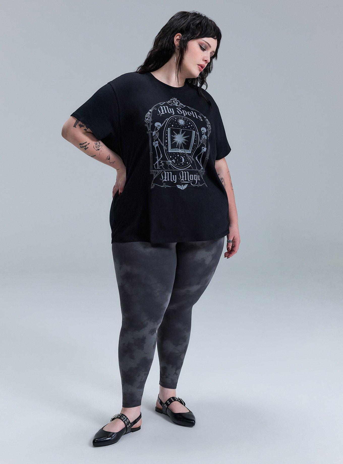 Nightfall Oversized Heritage Jersey Crop Tee, TAROT CARDS, alternate