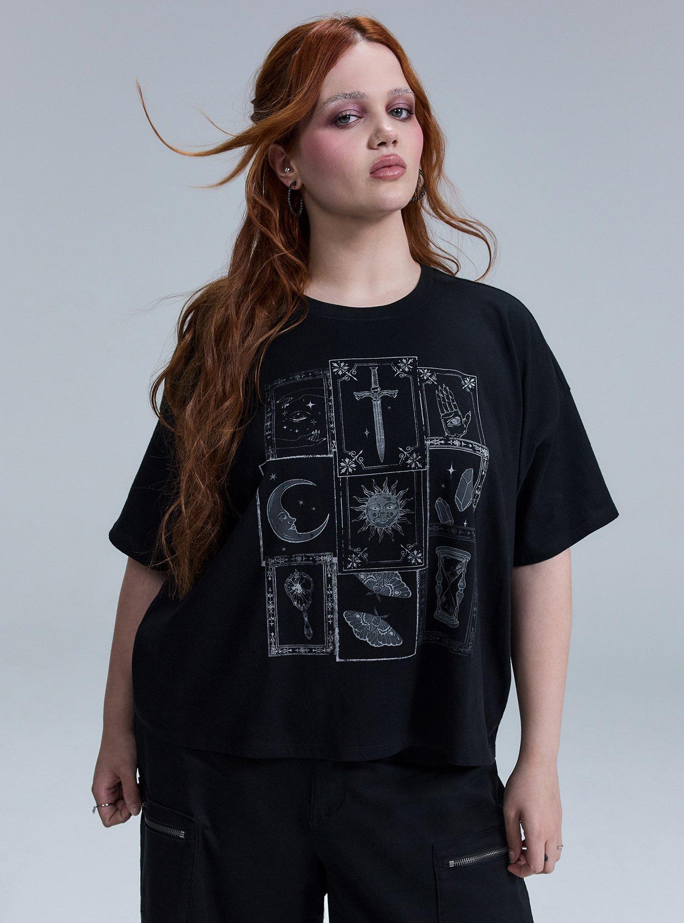 Plus Size - Nightfall Heritage Jersey Crop Tee - Torrid