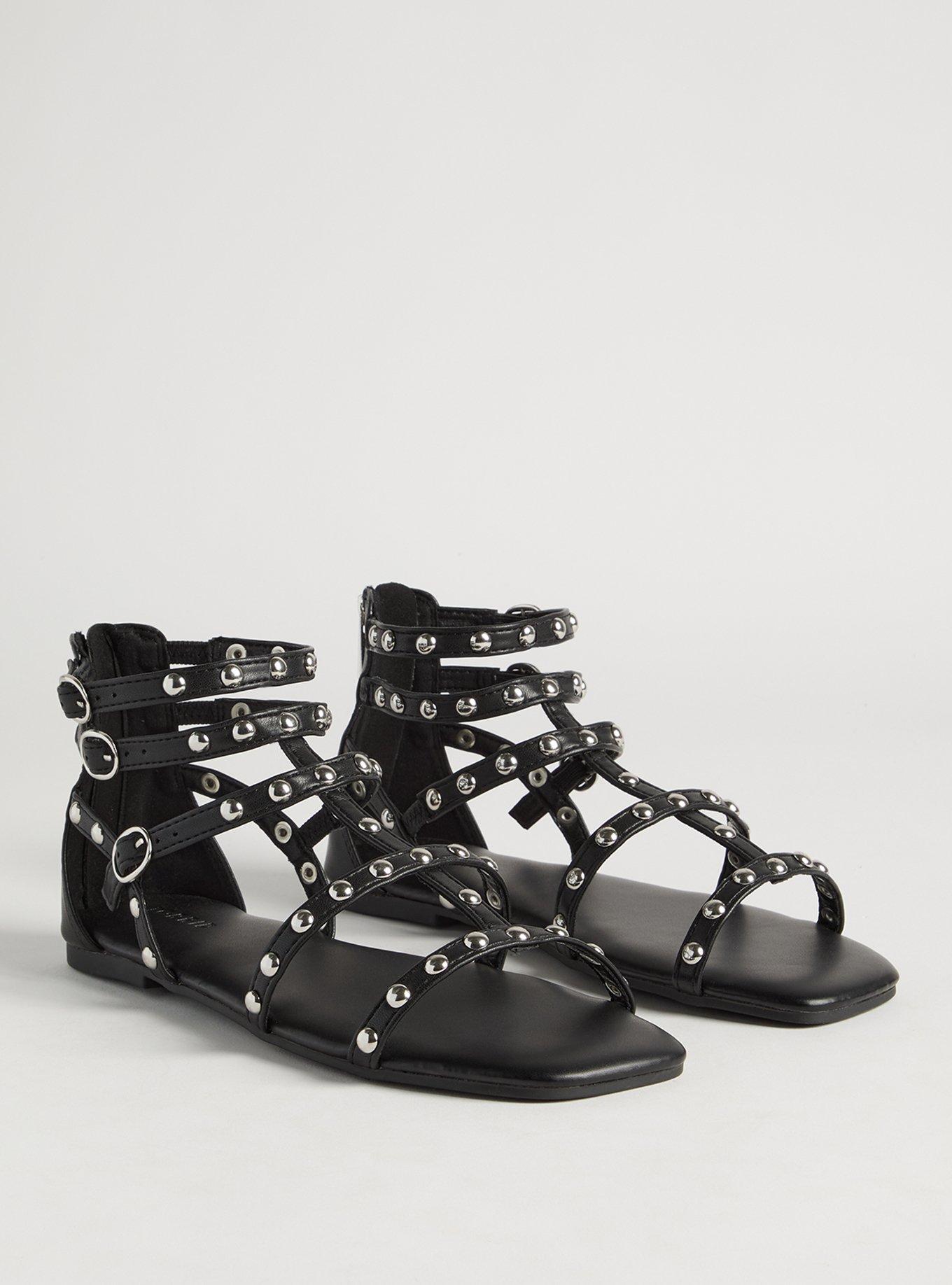 Studded Gladiator Sandal (WW)