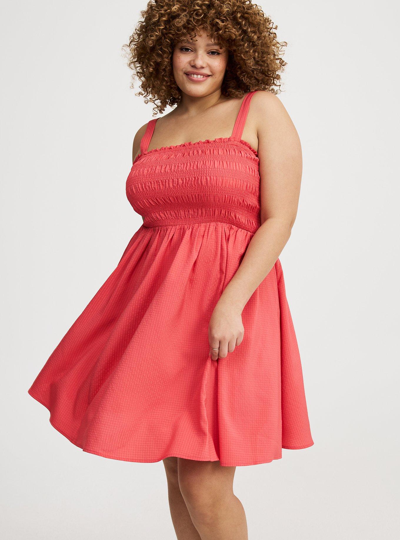 Plus Size - Smocked Tube Mini Dress - Torrid