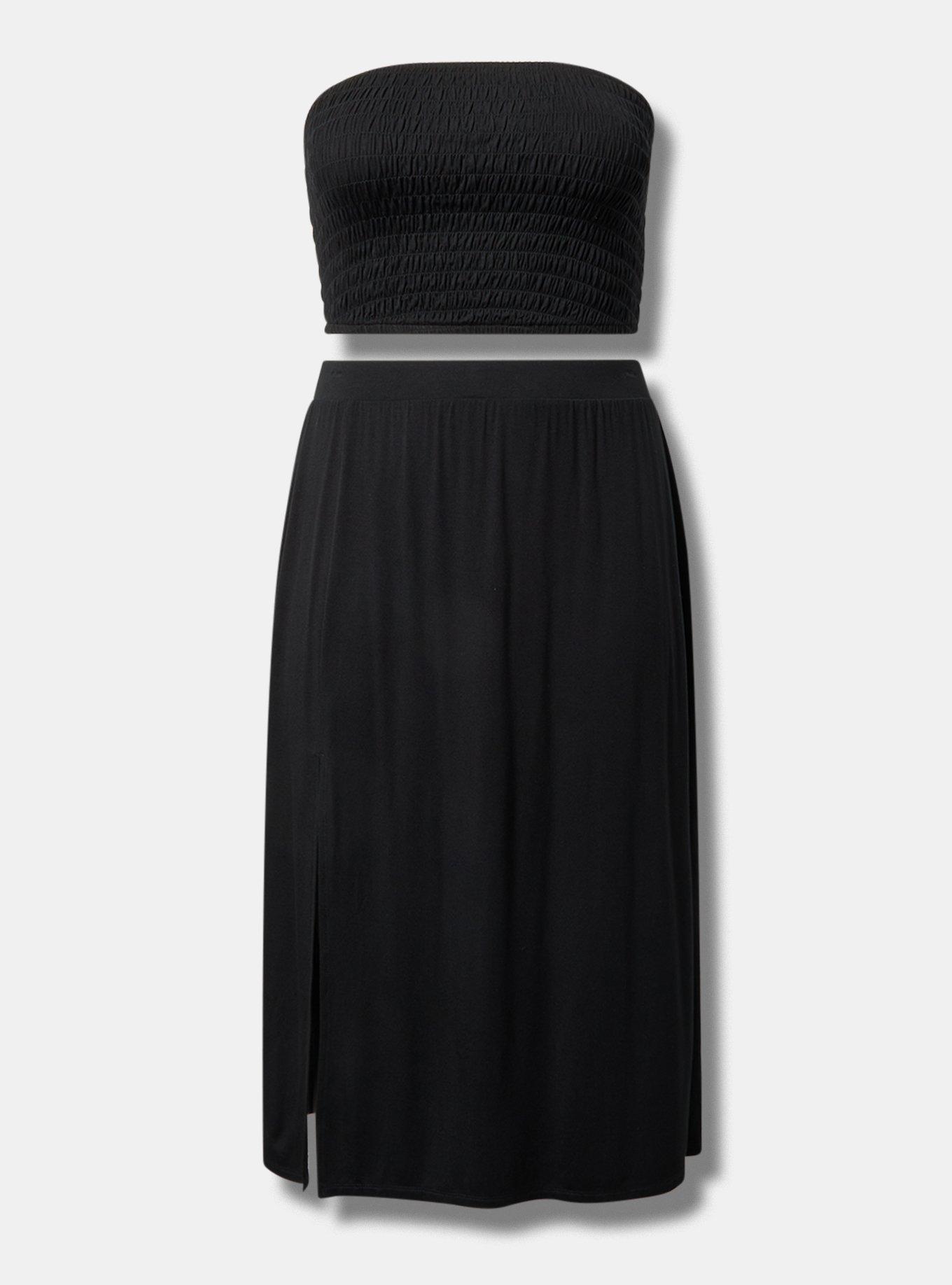 Tube Top & Midi Skirt Set