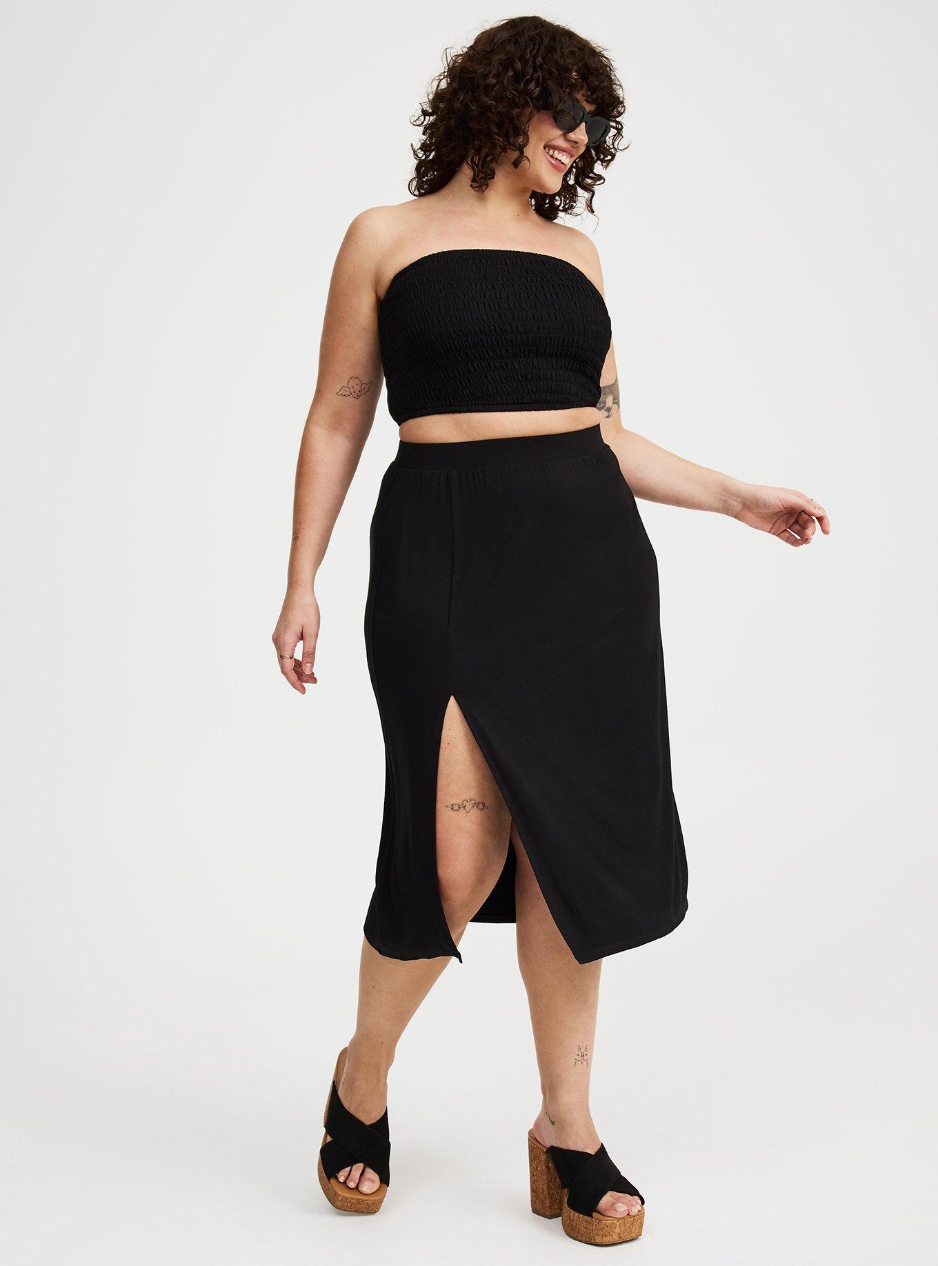 Tube Top & Midi Skirt Set