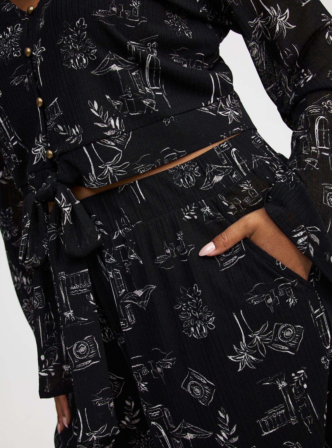 V-Neck Pant Set