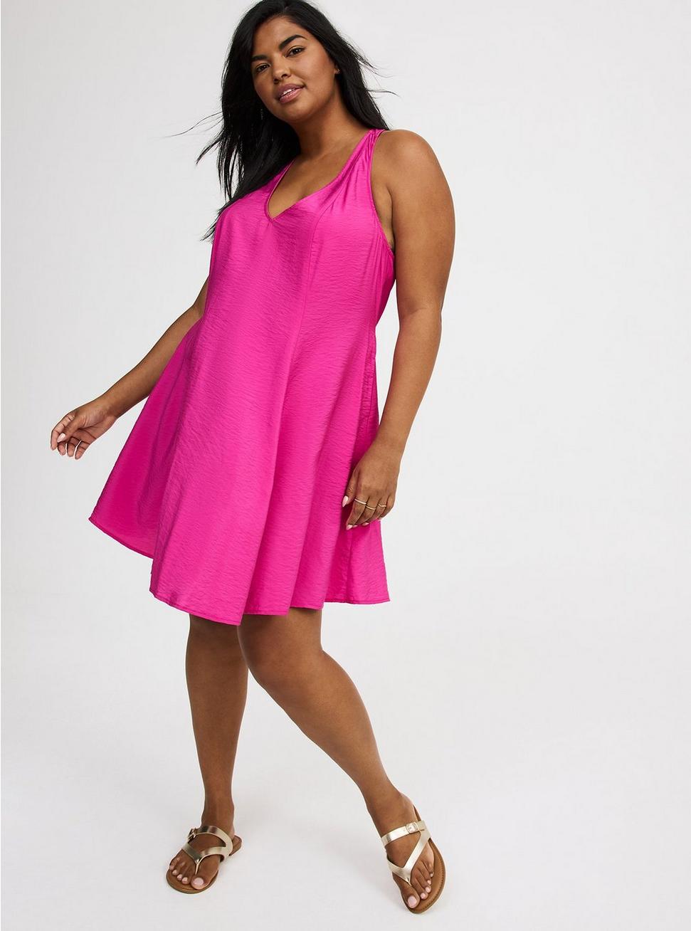 Plus Size - Twist Back Mini Dress - Torrid Plus Size - Twist Back Mini Dress - Torrid