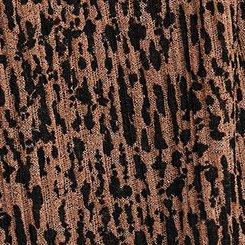 Maxi Tiered Drawstring Skirt, INKED TEXTURE BROWN, swatch