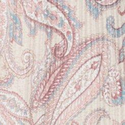 Tiered Drawstring Skirt, FRENCH PAISLEY TAN, swatch