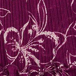 Tiered Drawstring Maxi Skirt, TIKI TROPICAL PLUM, swatch