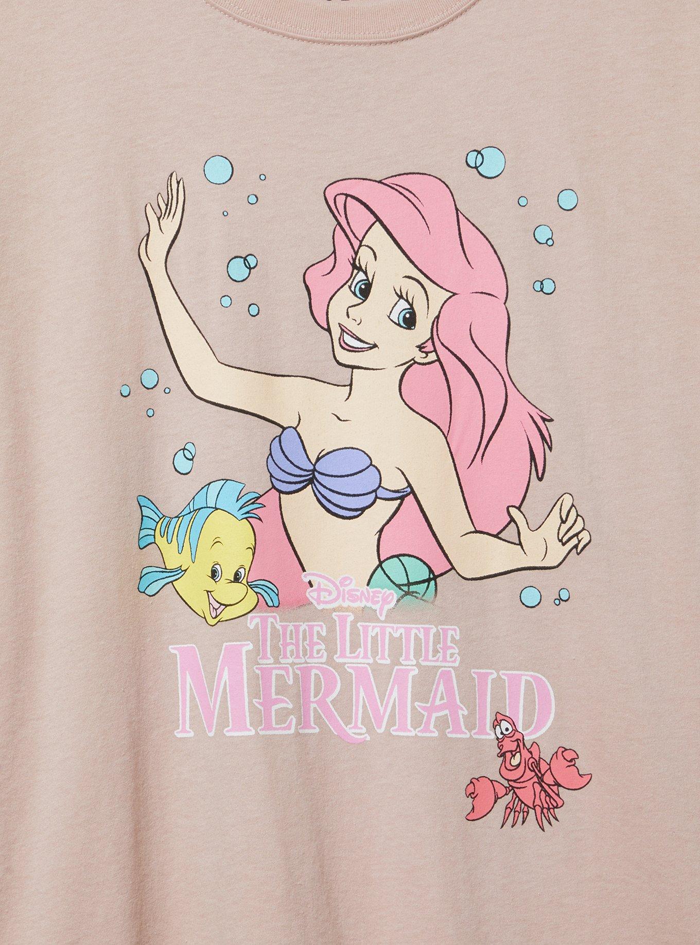 The Little Mermaid Relaxed Cotton Crew Tee