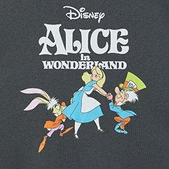 Plus Size Alice in Wonderland Classic Cotton Crew Tee, VINTAGE BLACK, swatch