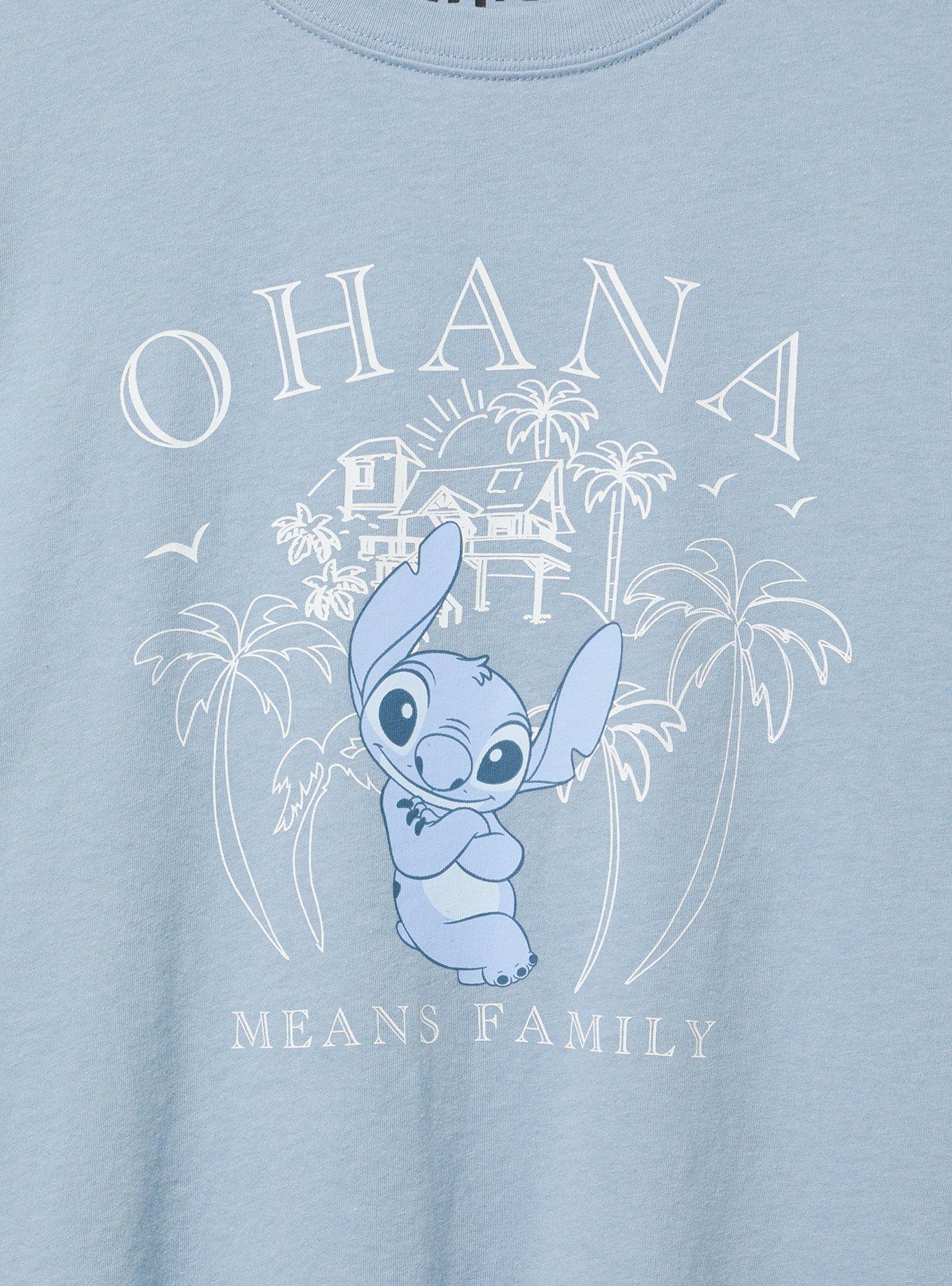 Lilo and Stitch Ohana Relaxed Cotton Crew Tee