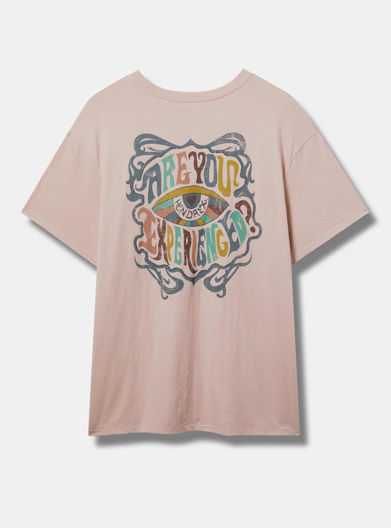 Jimi Hendrix Relaxed Cotton Crew Tee