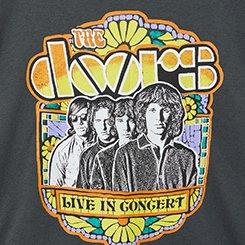Plus Size The Doors Relaxed Cotton Crew Tee, VINTAGE BLACK, swatch