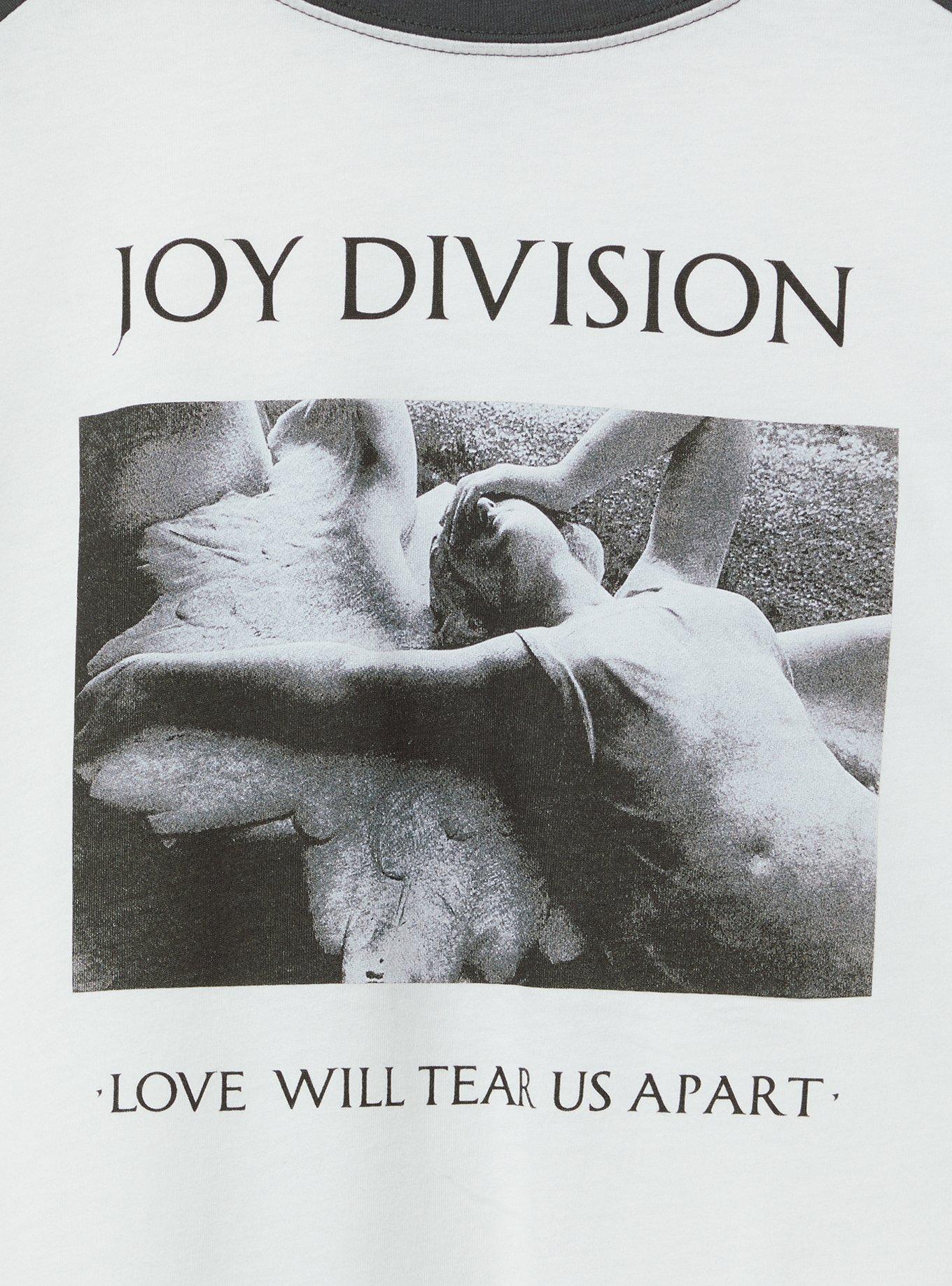 Joy Division Cotton Raglan Crop Tee