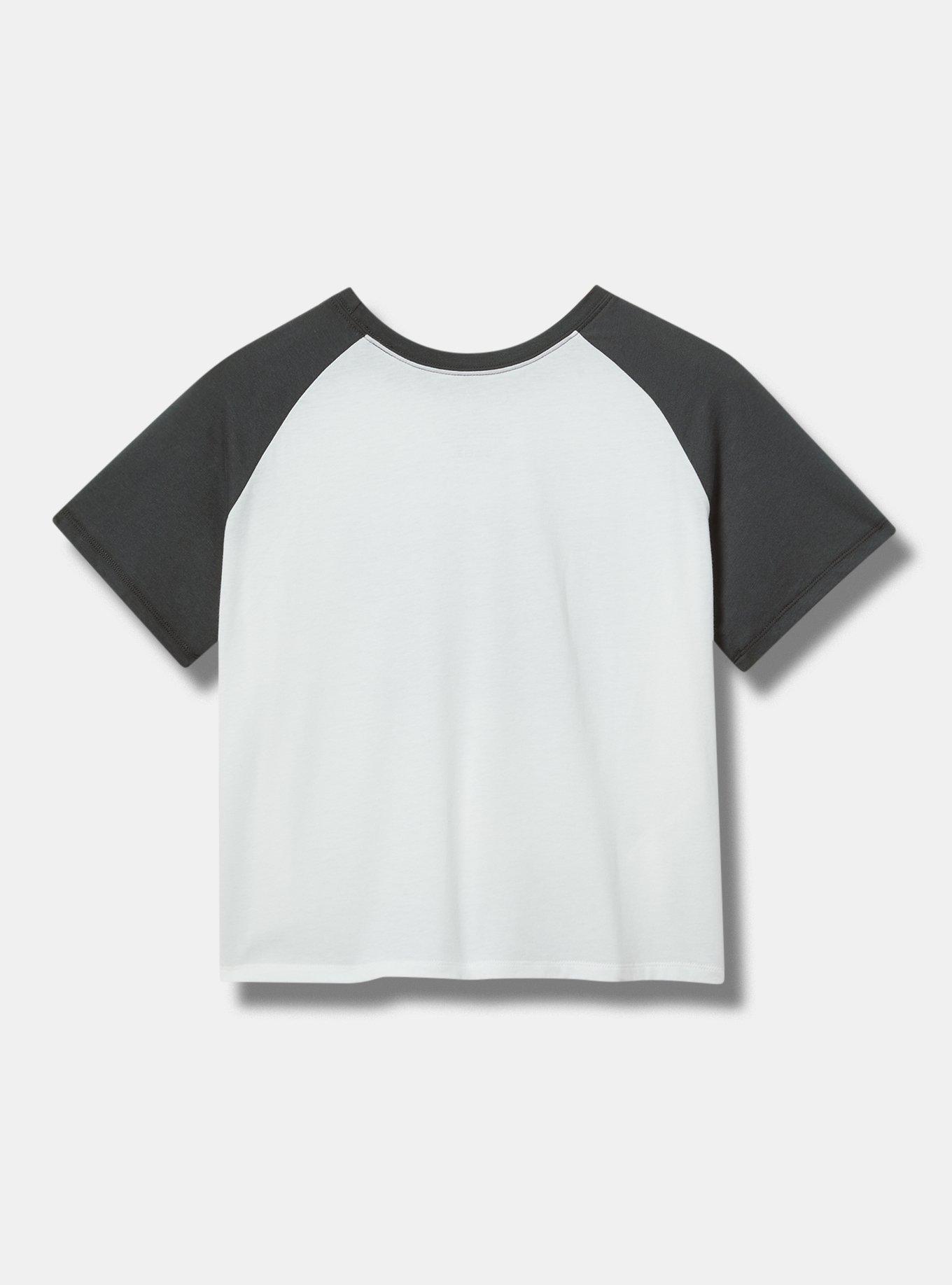 Joy Division Cotton Raglan Crop Tee