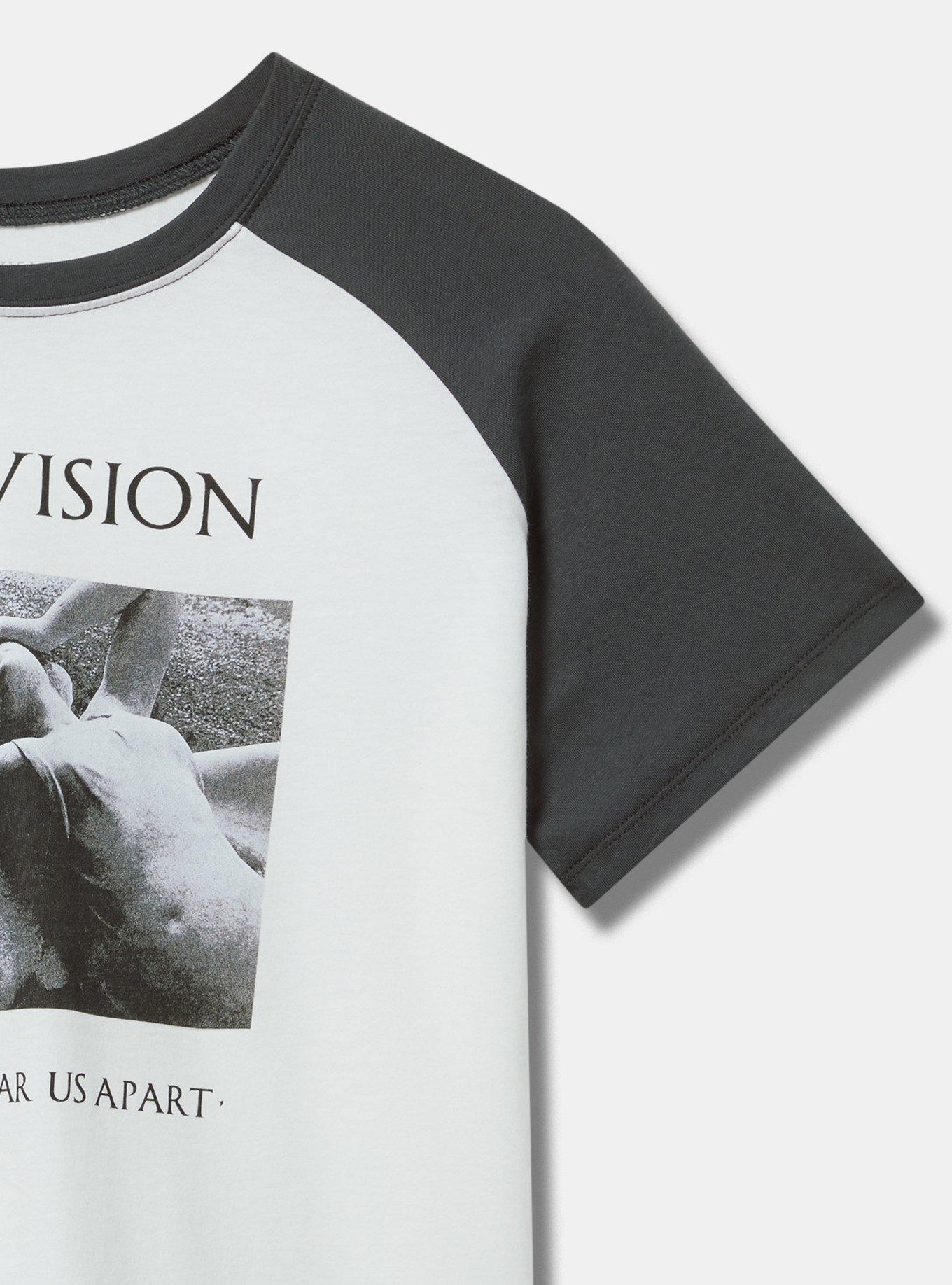 Joy Division Cotton Raglan Crop Tee