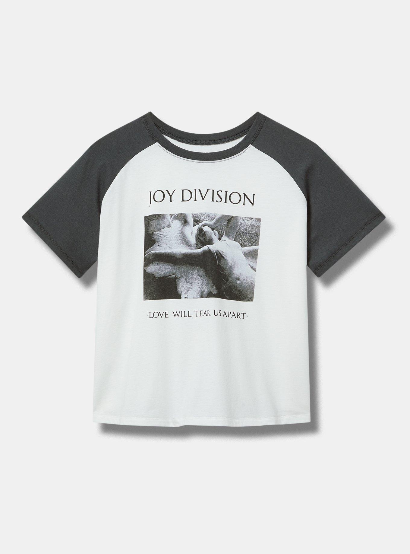 Joy Division Cotton Raglan Crop Tee