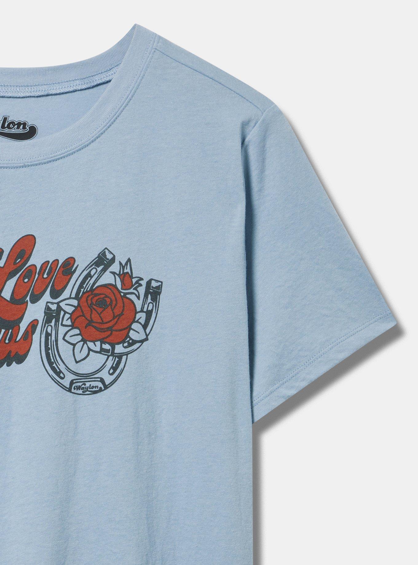 Waylon Jennings Classic Cotton Crew Tee