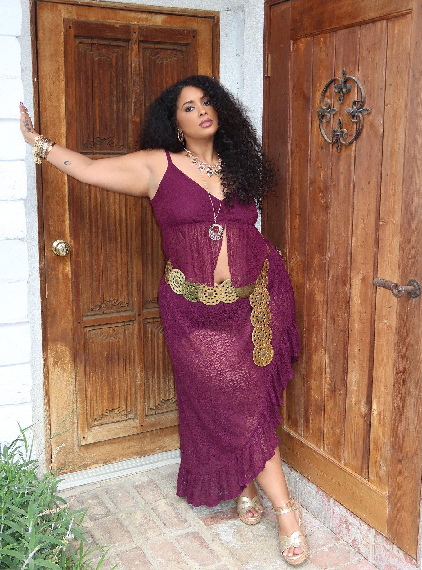 Festi Asymmetrical Maxi Skirt