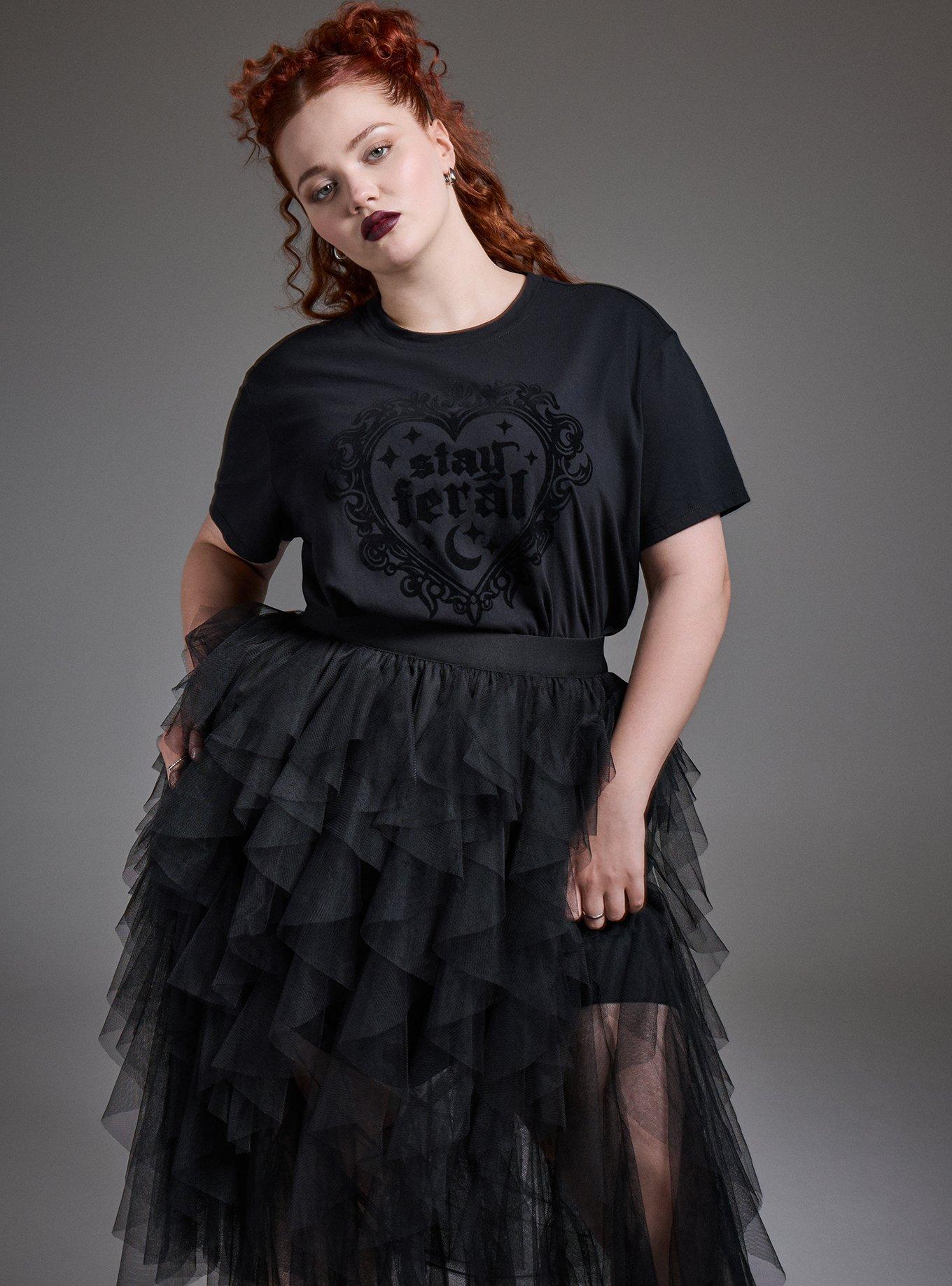 Nightfall Layered Midi Skirt