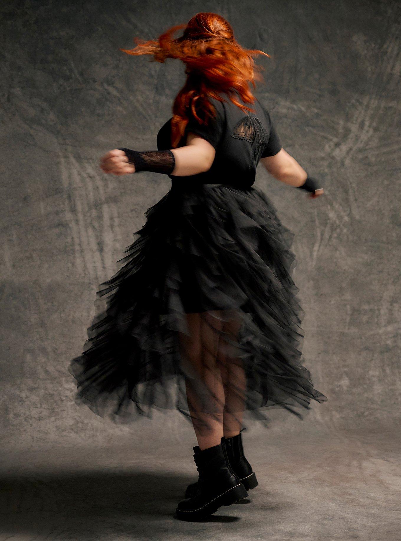 Nightfall Layered Midi Skirt