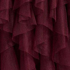 Nightfall Ruffle Midi Skirt, WINDSOR WINE, swatch