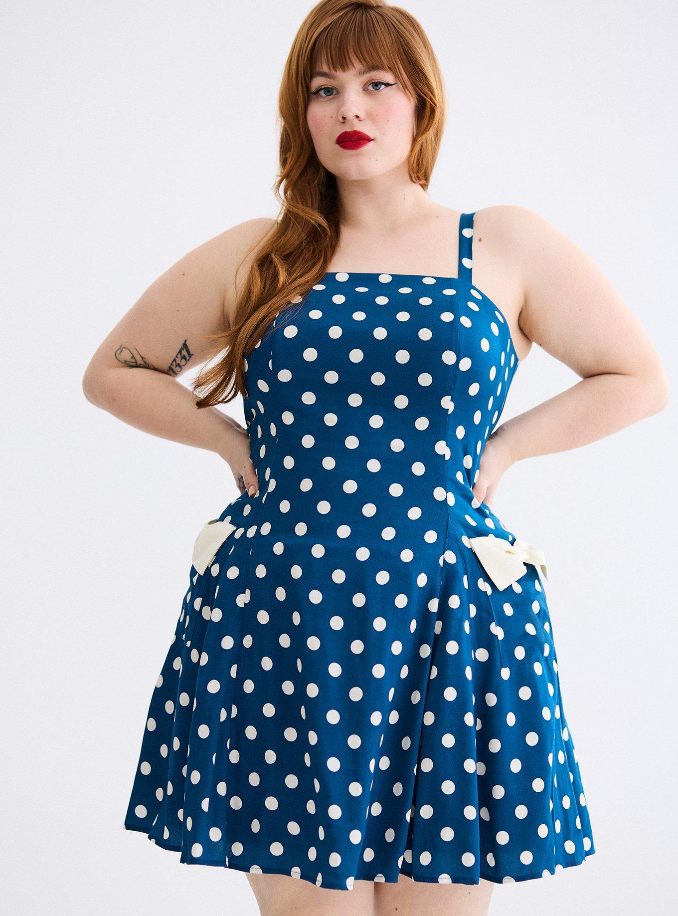Plus Size - Retro Chic Fit & Flare Dress - Torrid