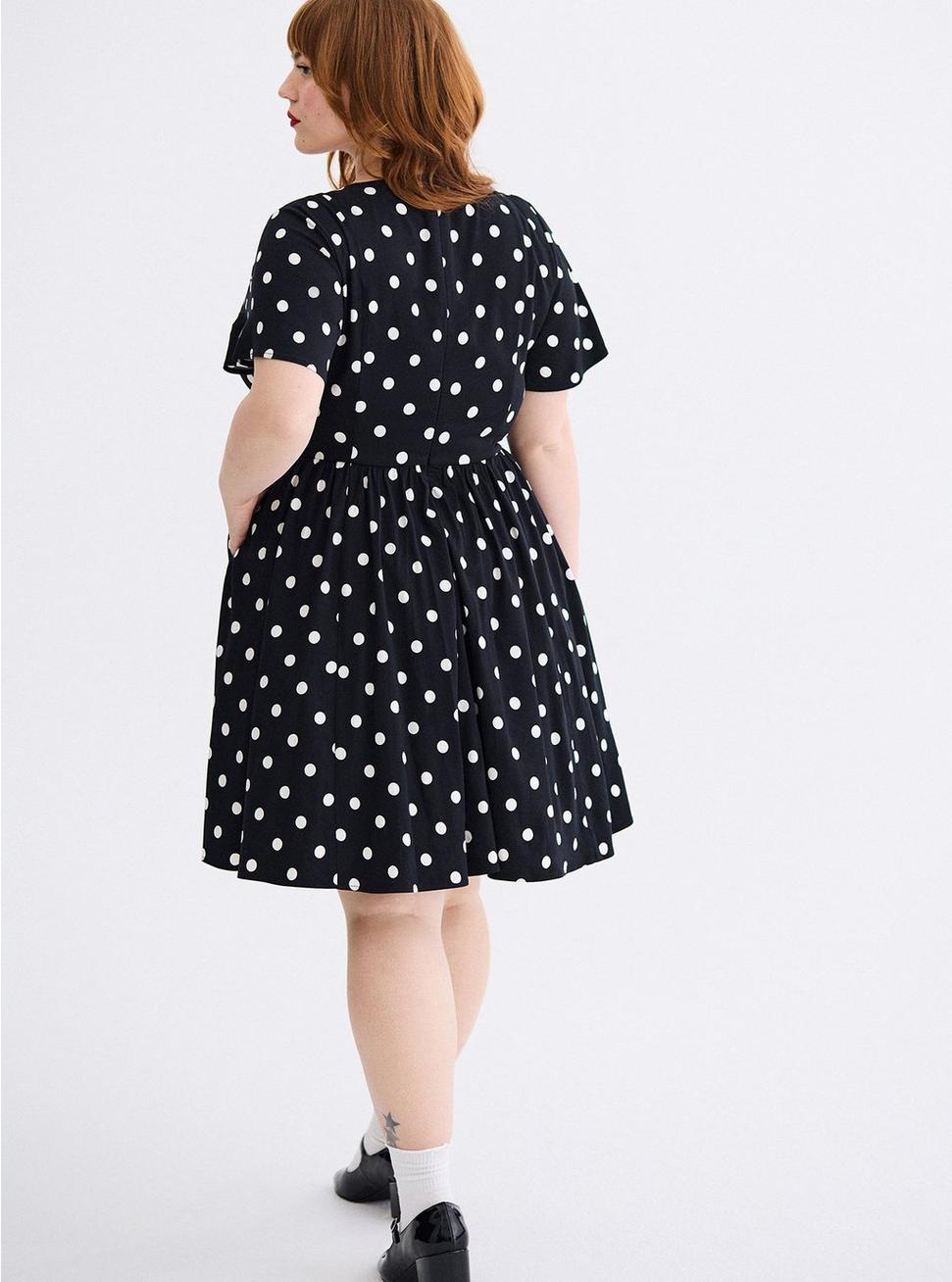 Plus Size - Retro Chic Flutter Swing Dress - Torrid Plus Size - Retro Chic Flutter Swing Dress - Torrid