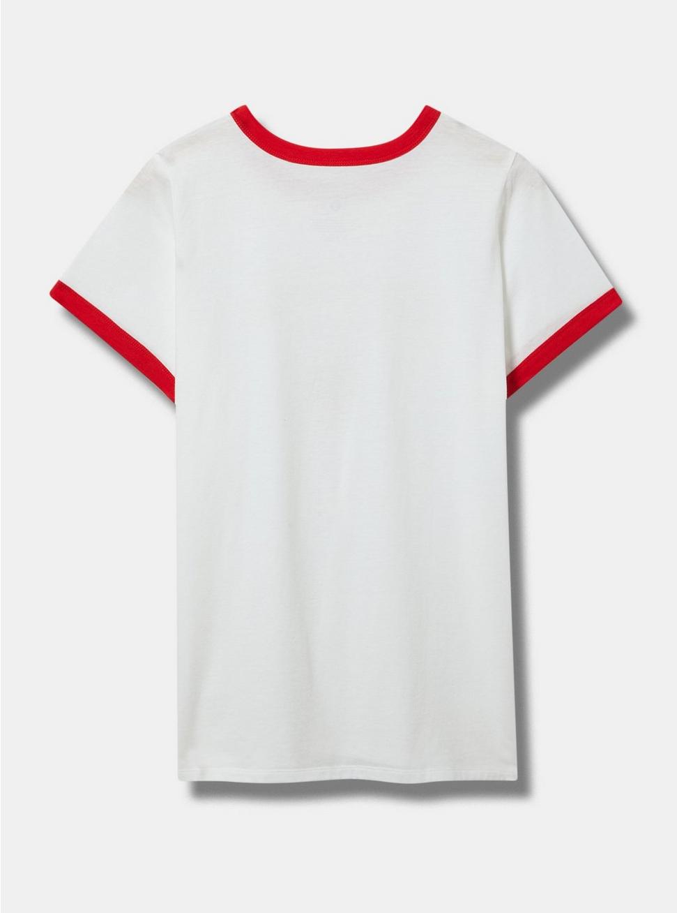 Plus Size - Monchhichi Classic Cotton Ringer Tee - Torrid Plus Size - Monchhichi Classic Cotton Ringer Tee - Torrid