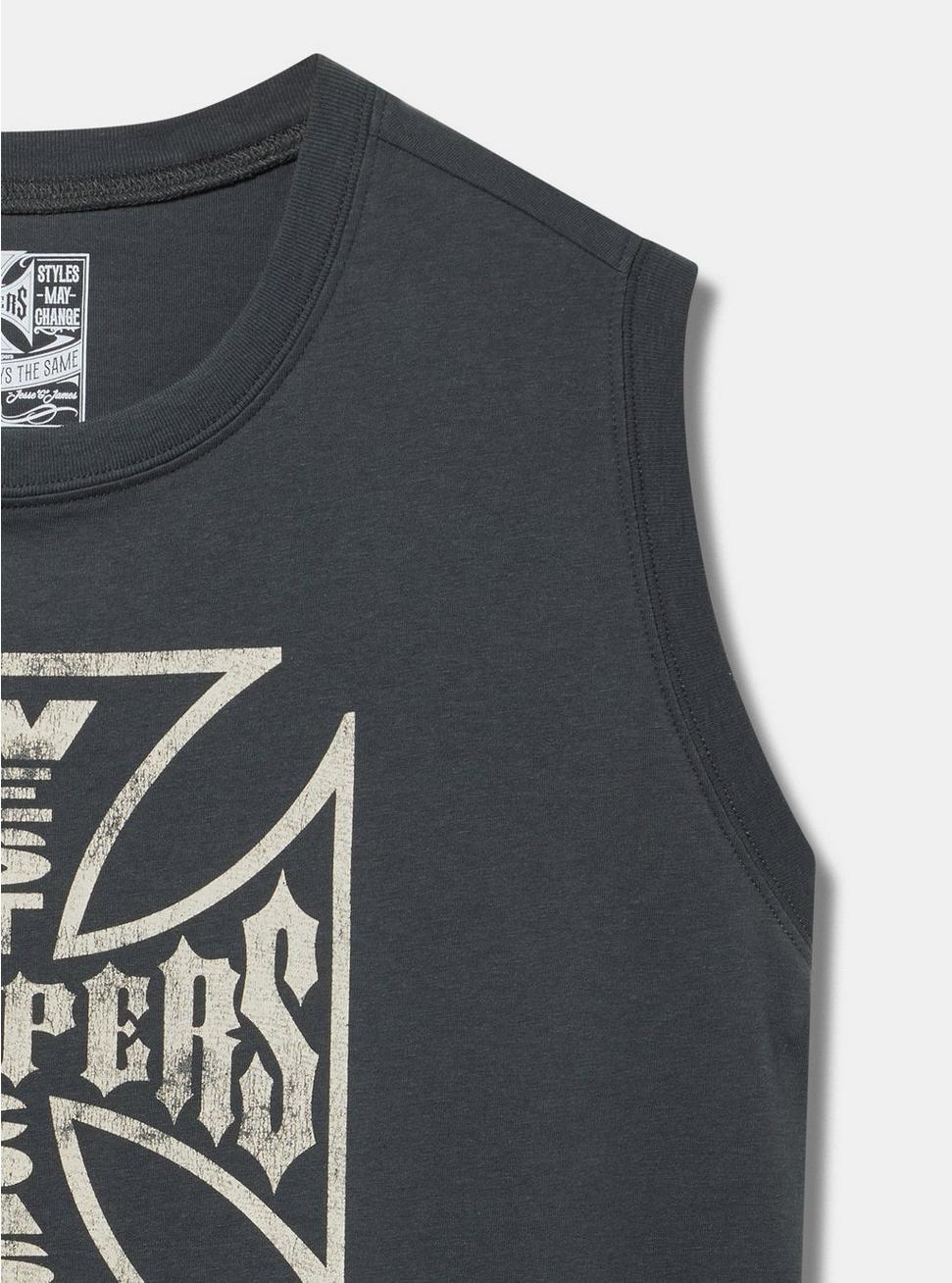 Plus Size - West Coast Choppers Relaxed Cotton Tank - Torrid Plus Size - West Coast Choppers Relaxed Cotton Tank - Torrid