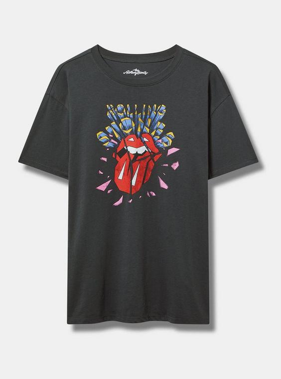Plus Size - Rolling Stones Relaxed Cotton Crew Tee - Torrid Plus Size - Rolling Stones Relaxed Cotton Crew Tee - Torrid