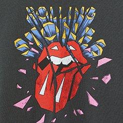 Plus Size Rolling Stones Relaxed Cotton Crew Tee, VINTAGE BLACK, swatch