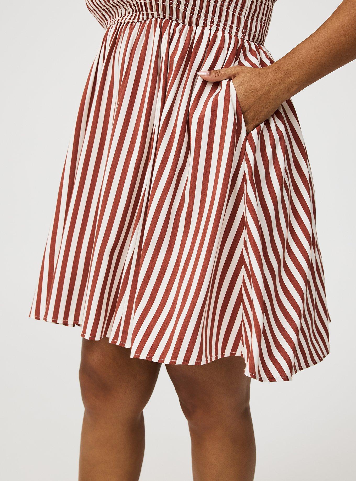 Smocked Tube Mini Dress