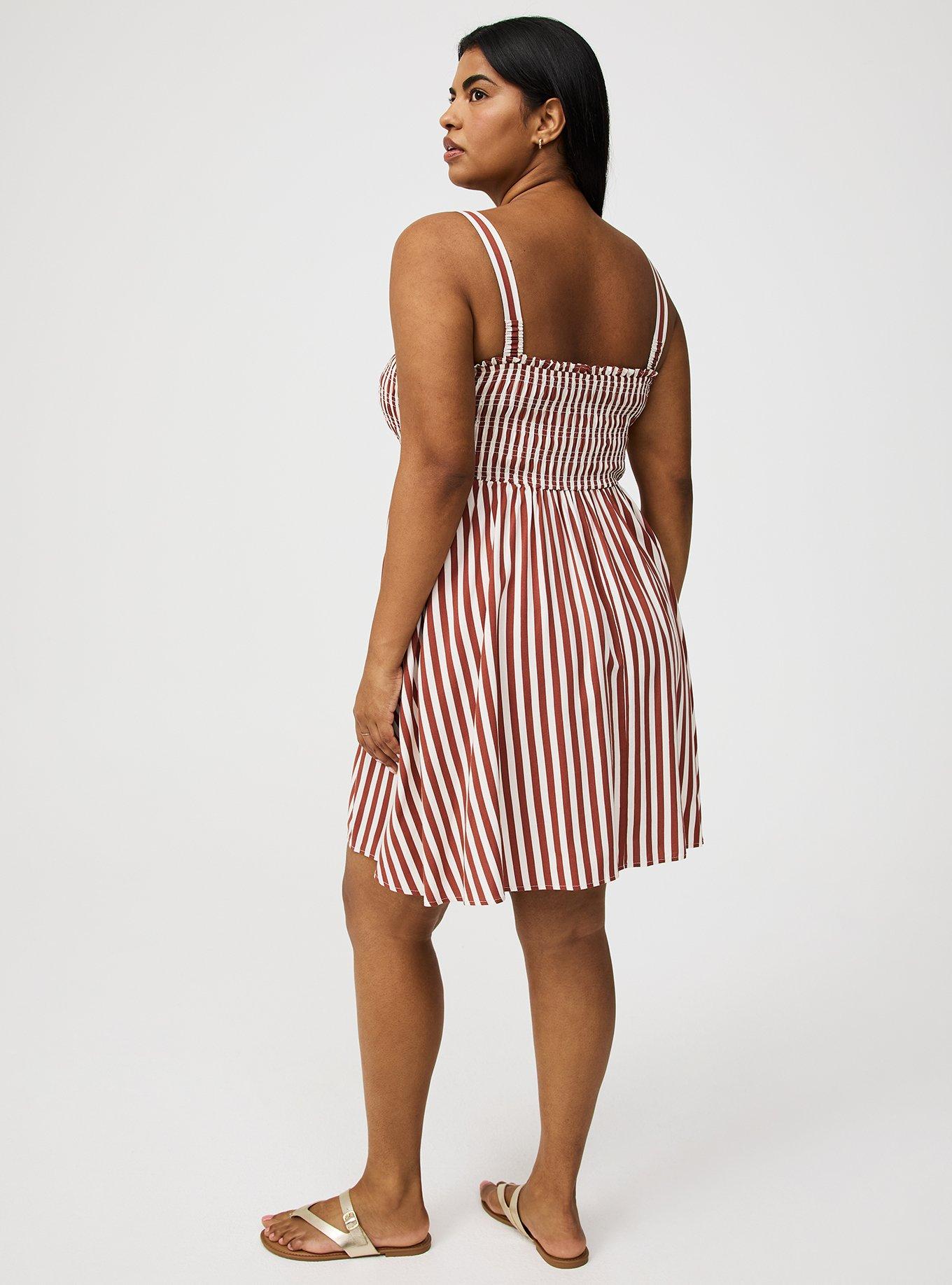 Smocked Tube Mini Dress