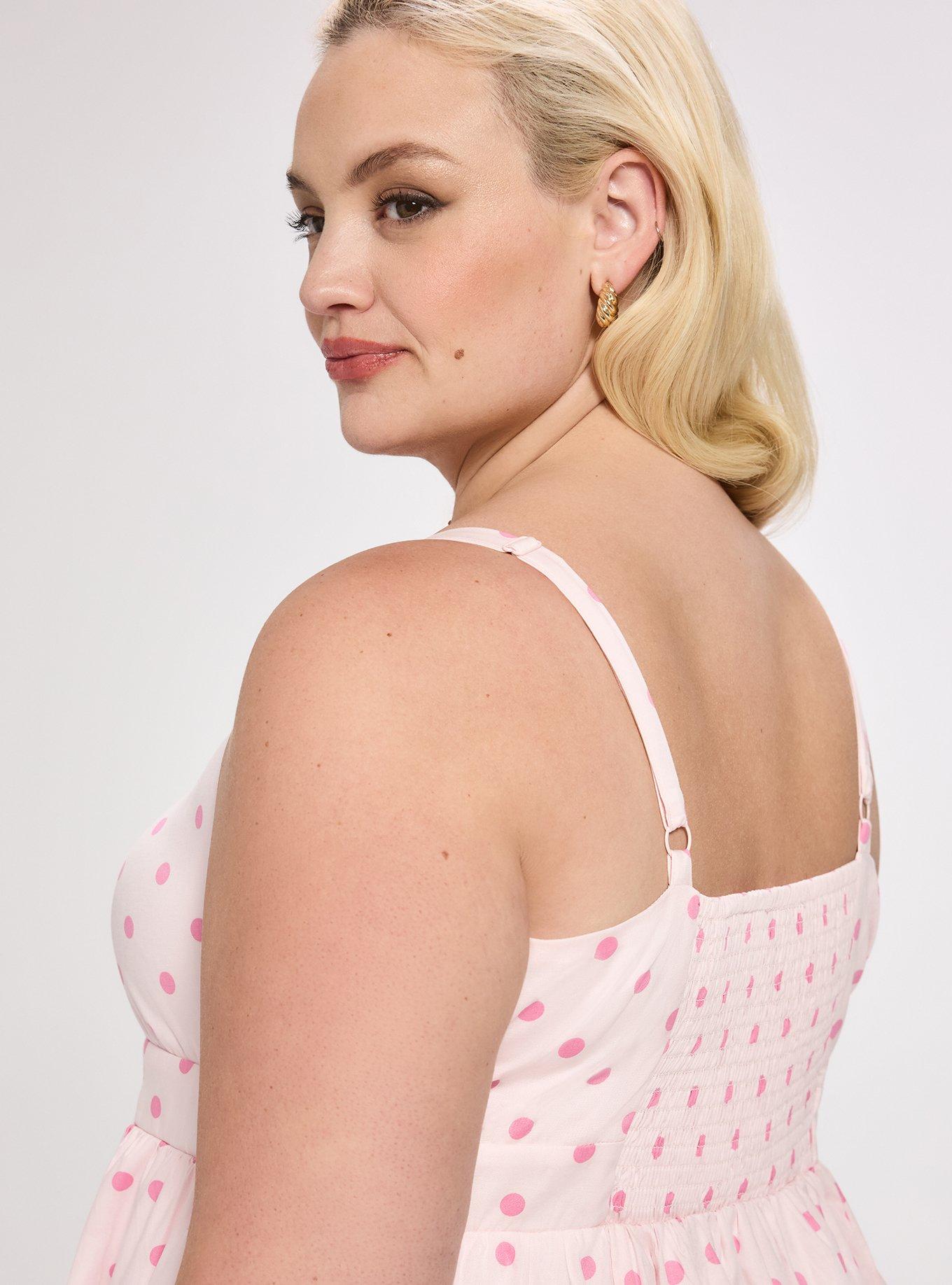 Retro Chic Tie-Front Mini Dress, COMMIT DOT ICY PINK, alternate