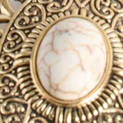 Antique Stone Chain Belt, GOLD, swatch